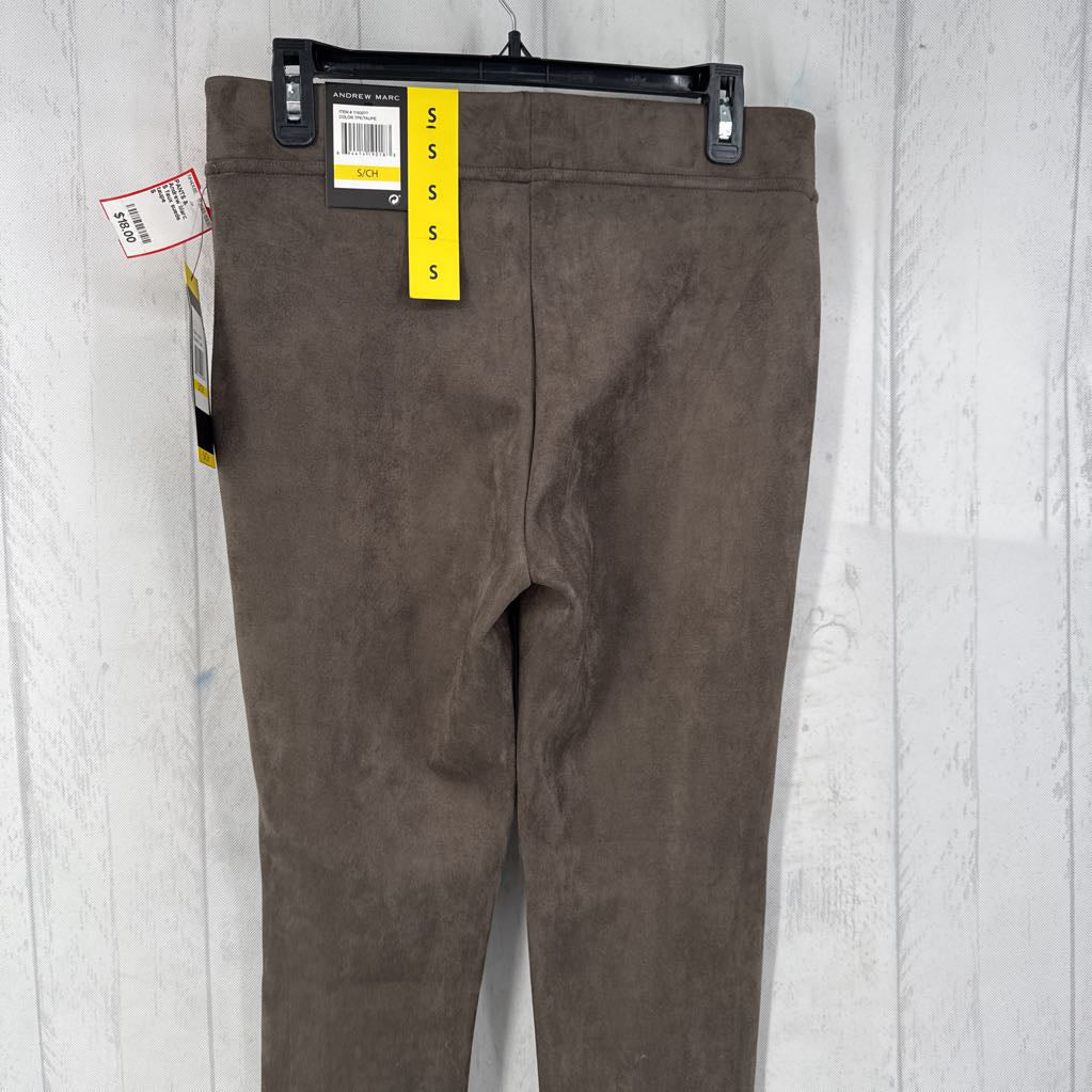 S faux suede skinny pant