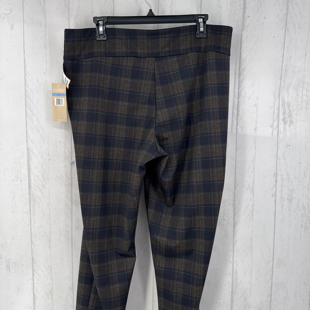 R60 XL plaid pull-on pant