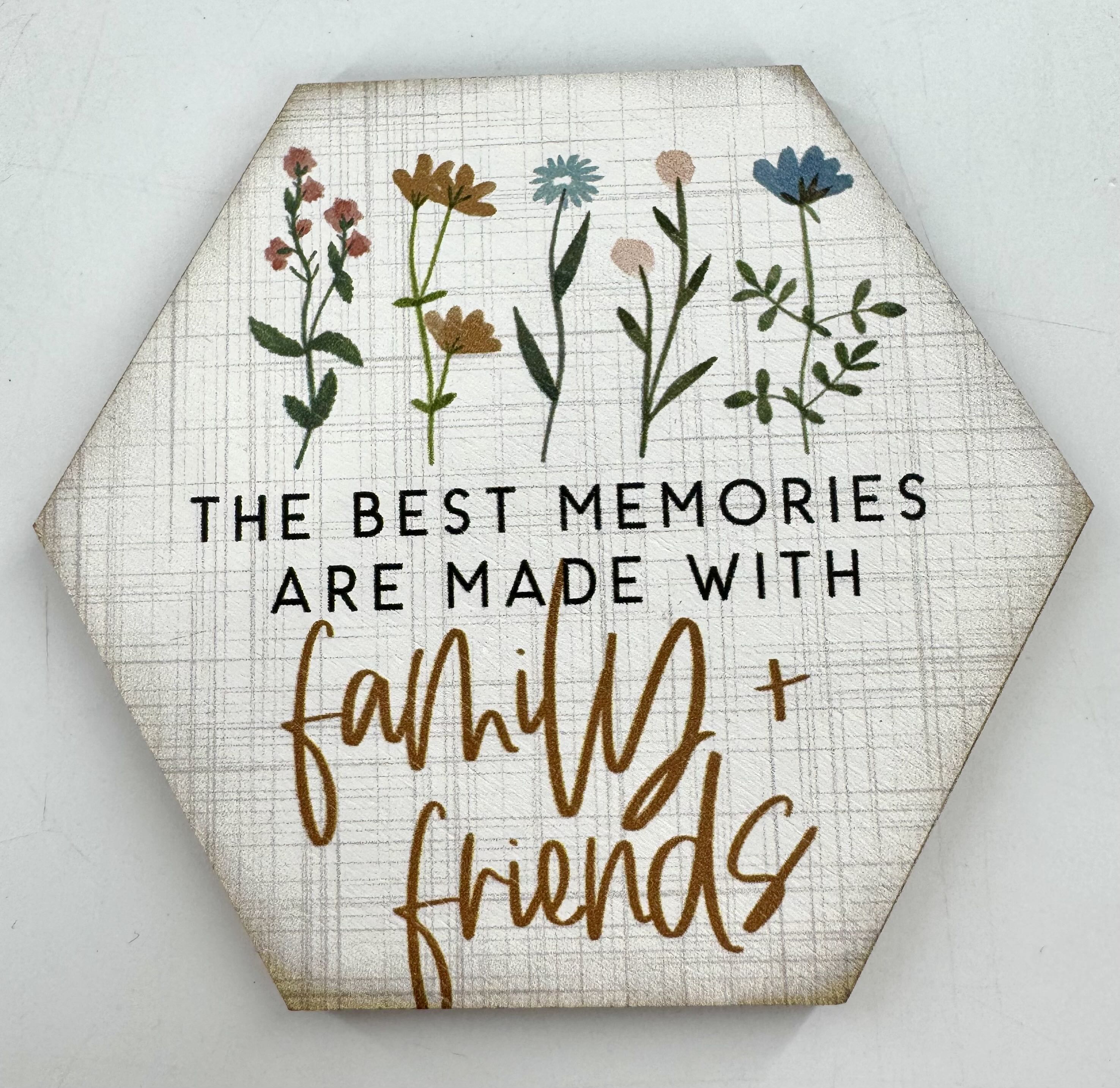 wood magnet-family & friends