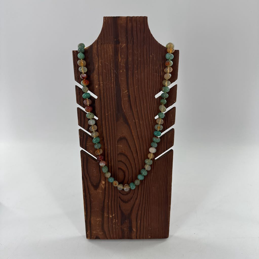 16" long beaded necklace