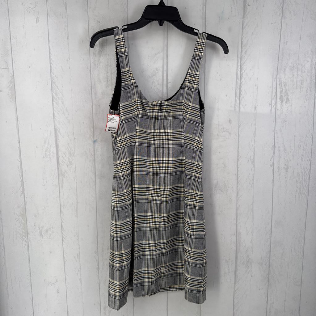 6 plaid slvls dress