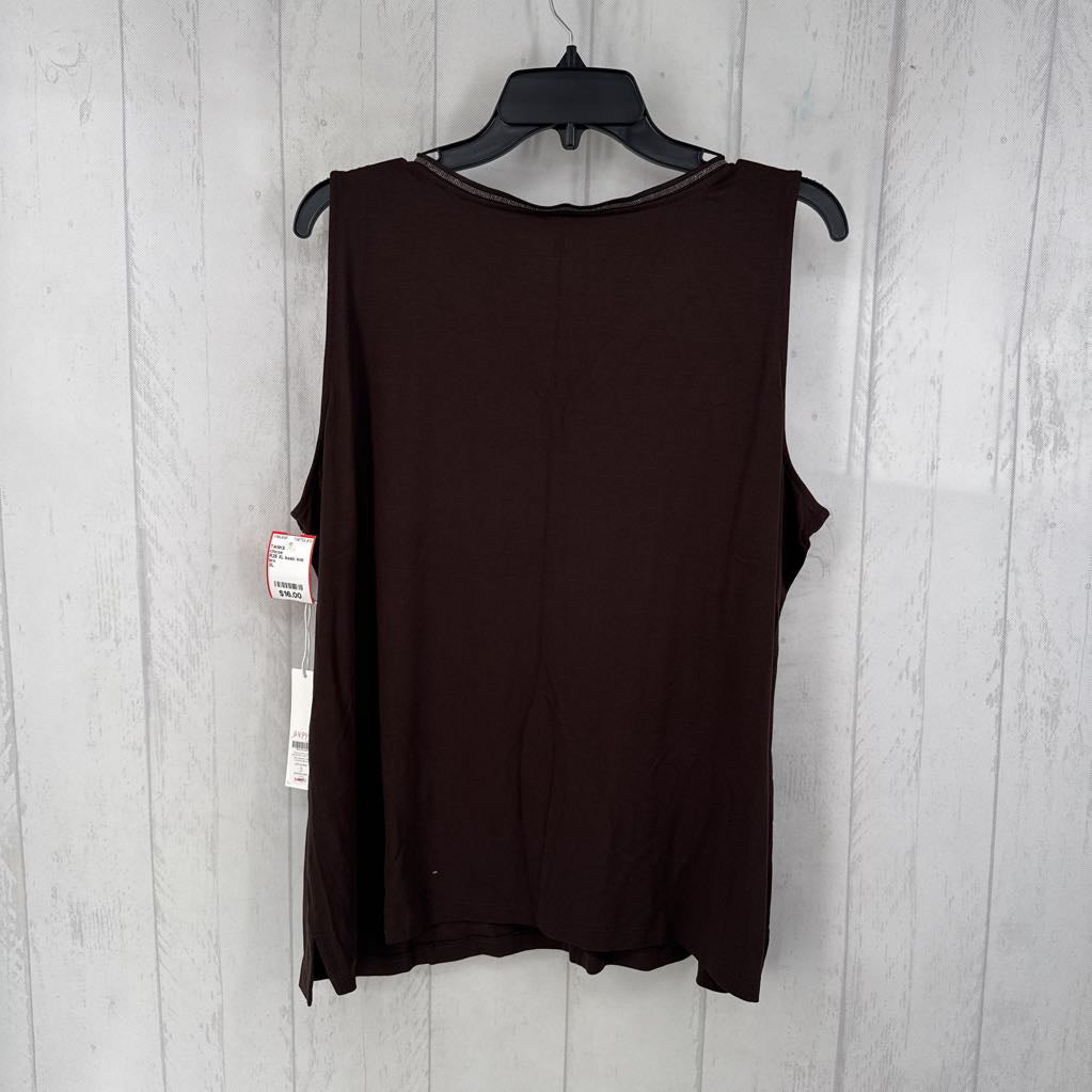 R25 XL basic knit tank