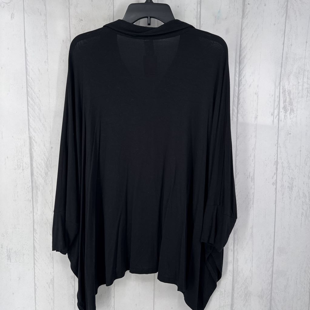 L dolman slv oversized button top