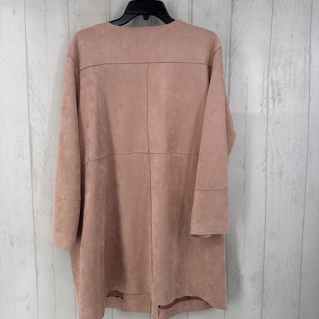 XL faux suede jacket