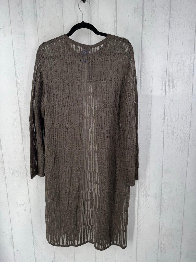 R1990 14 l/s open knit cardigan