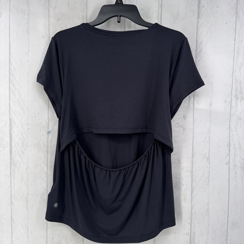 L cutout back s/s tee