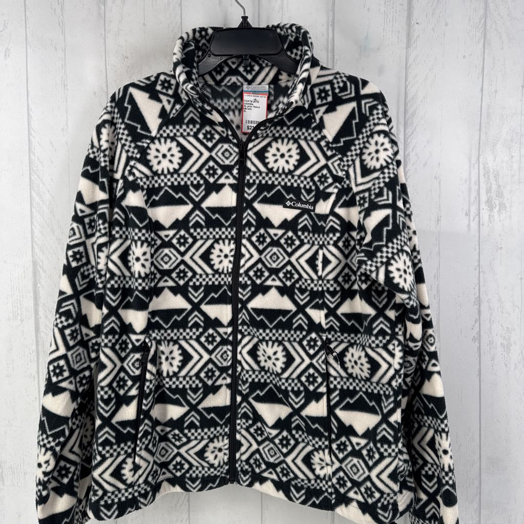 XL print fleece jacket