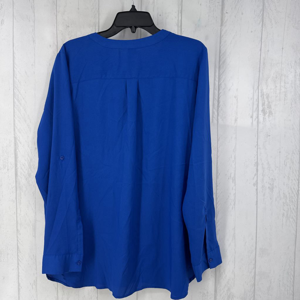 L v-neck l/s top