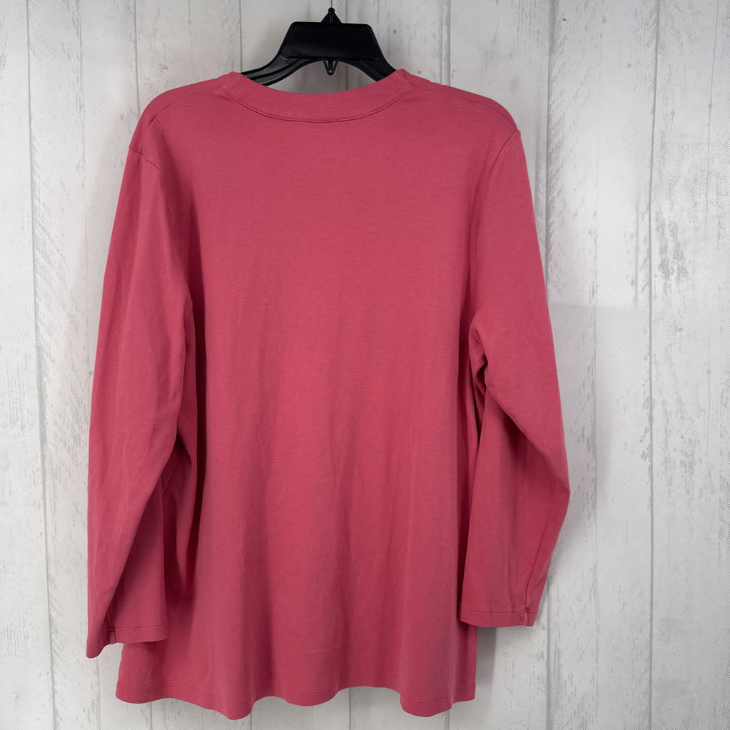 XL v-neck l/s tee