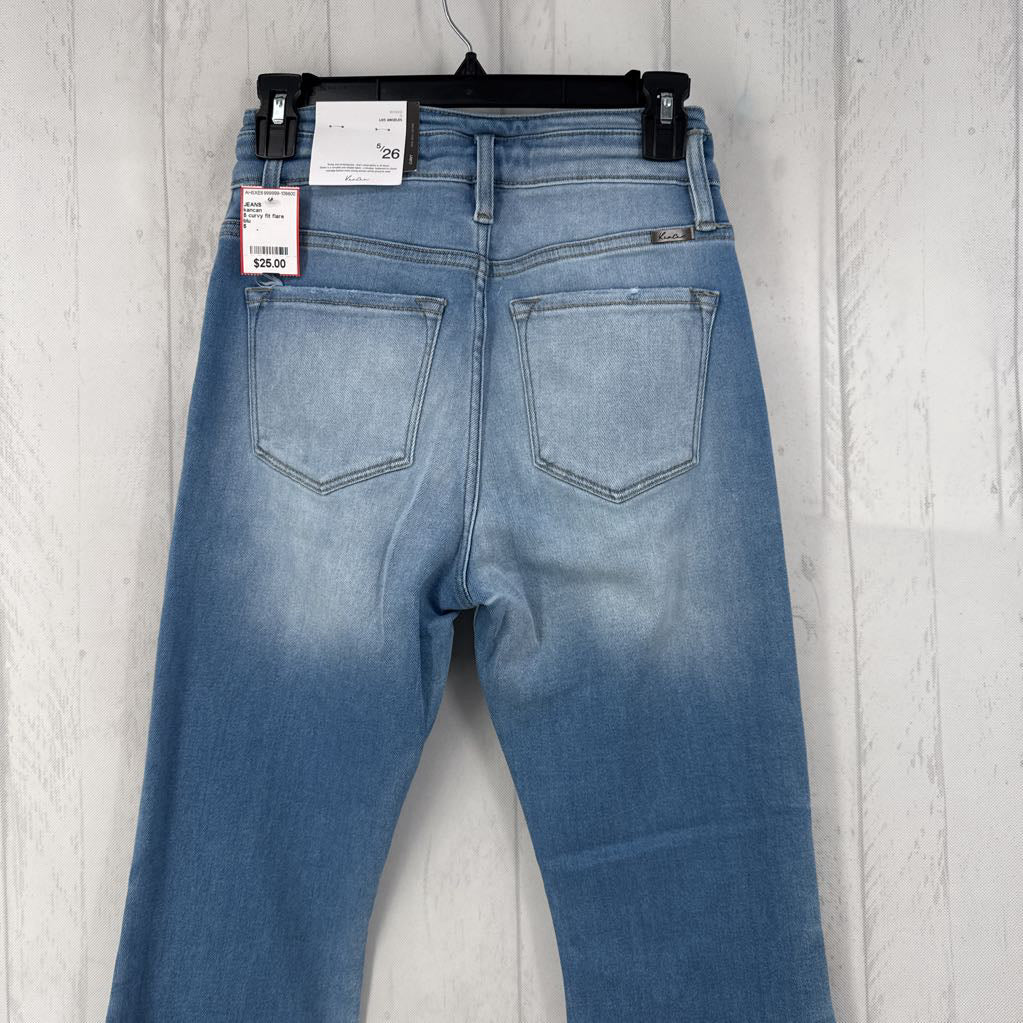 5 curvy fit flare jean