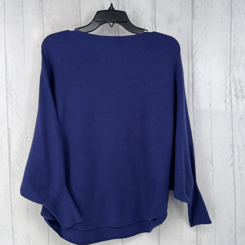 S/M rib knit dolman slv sweater