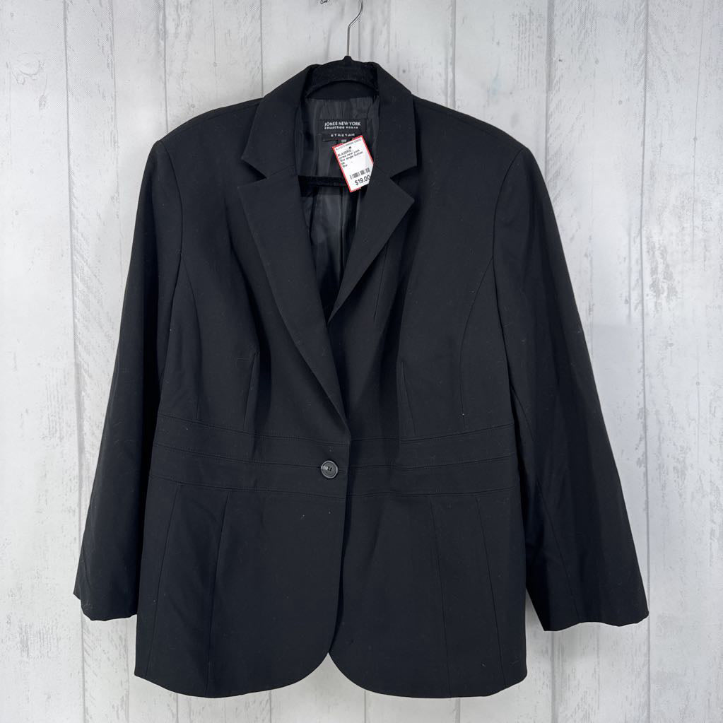 18w single button blazer