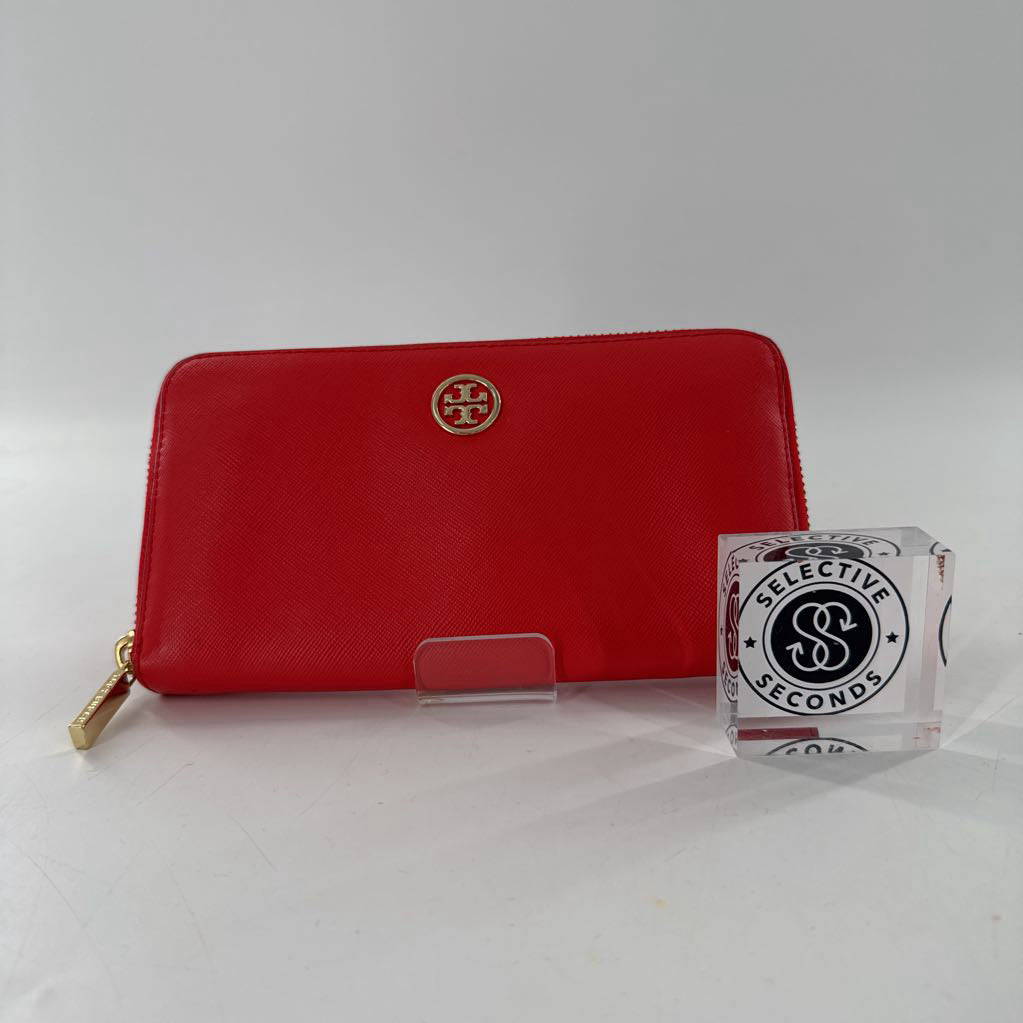 leather bifold zip around wallet