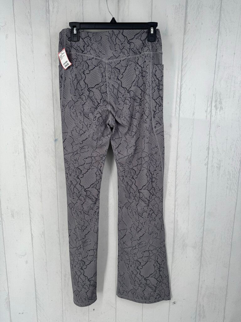 L textured flare leggings