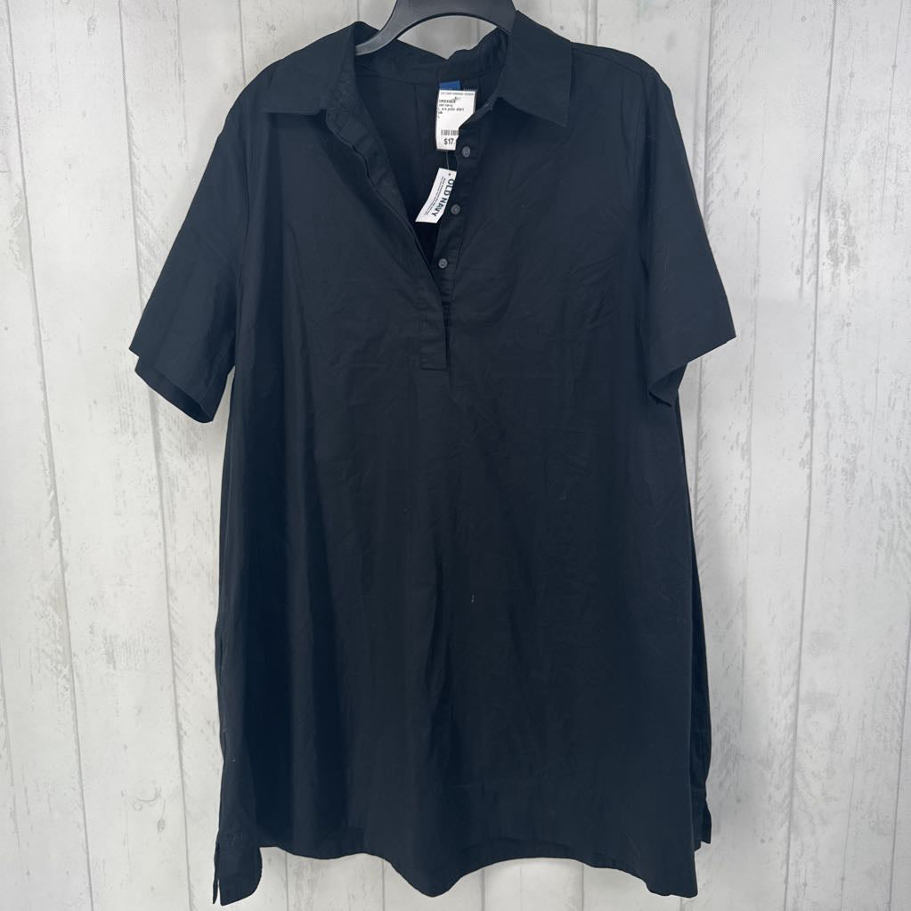 L s/s polo shirt dress