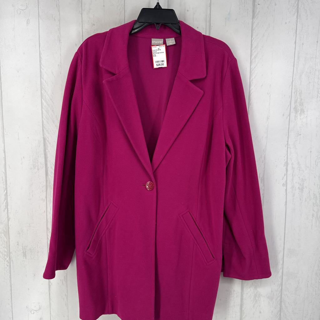 16/18 single button jacket