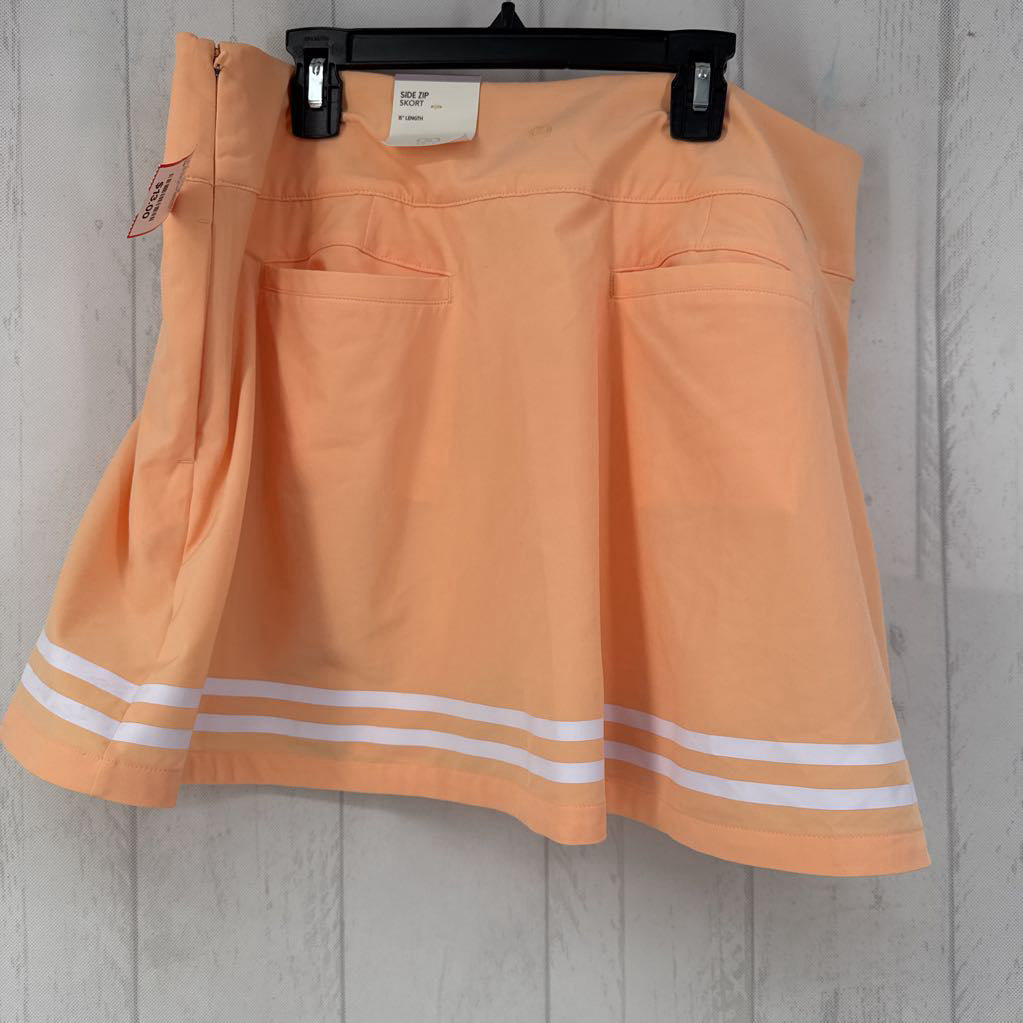 14 side zip skort