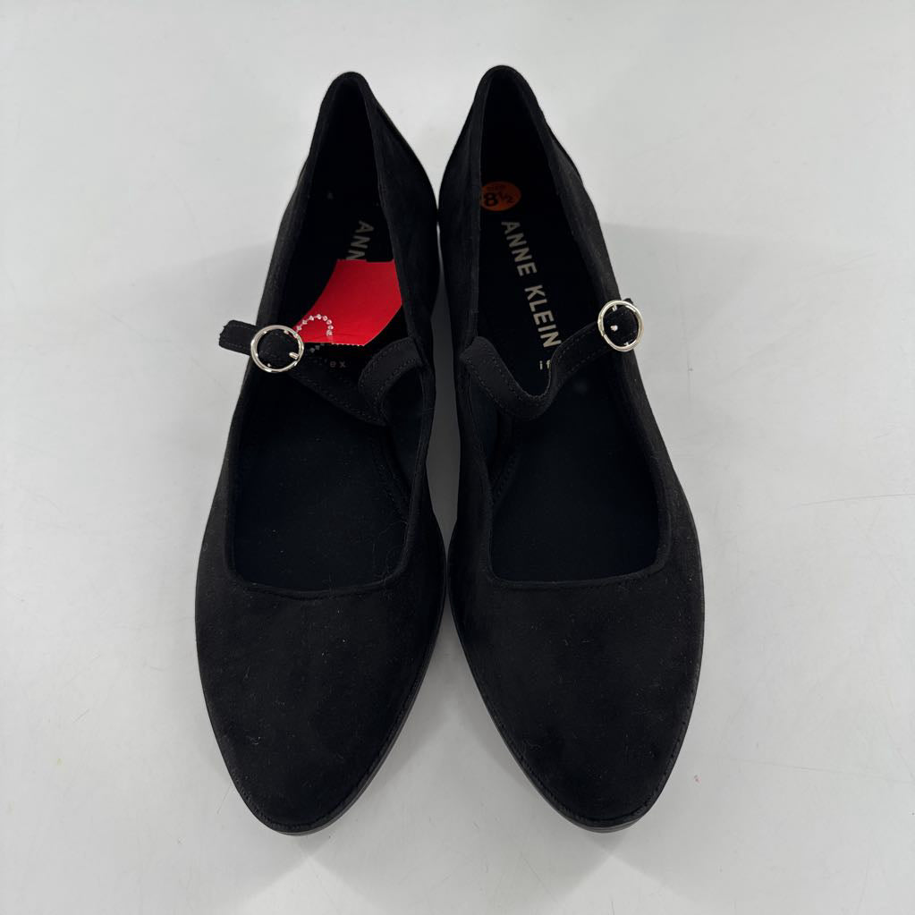 8.5 suede mary-janes