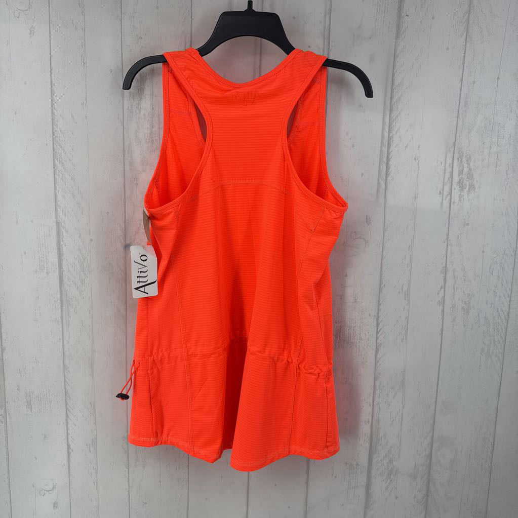 R34 L cinch racerback tank