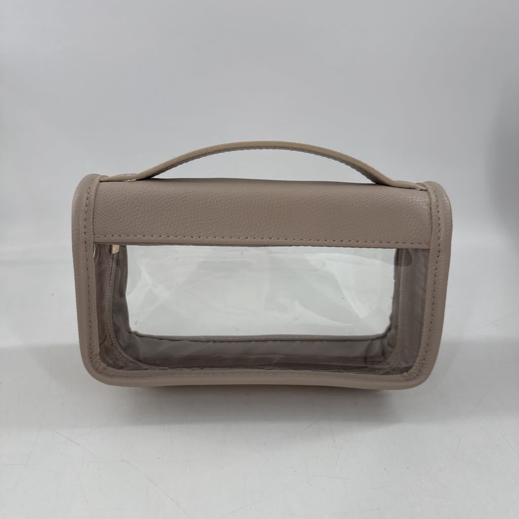 2Pc cosmetic case set-taupe