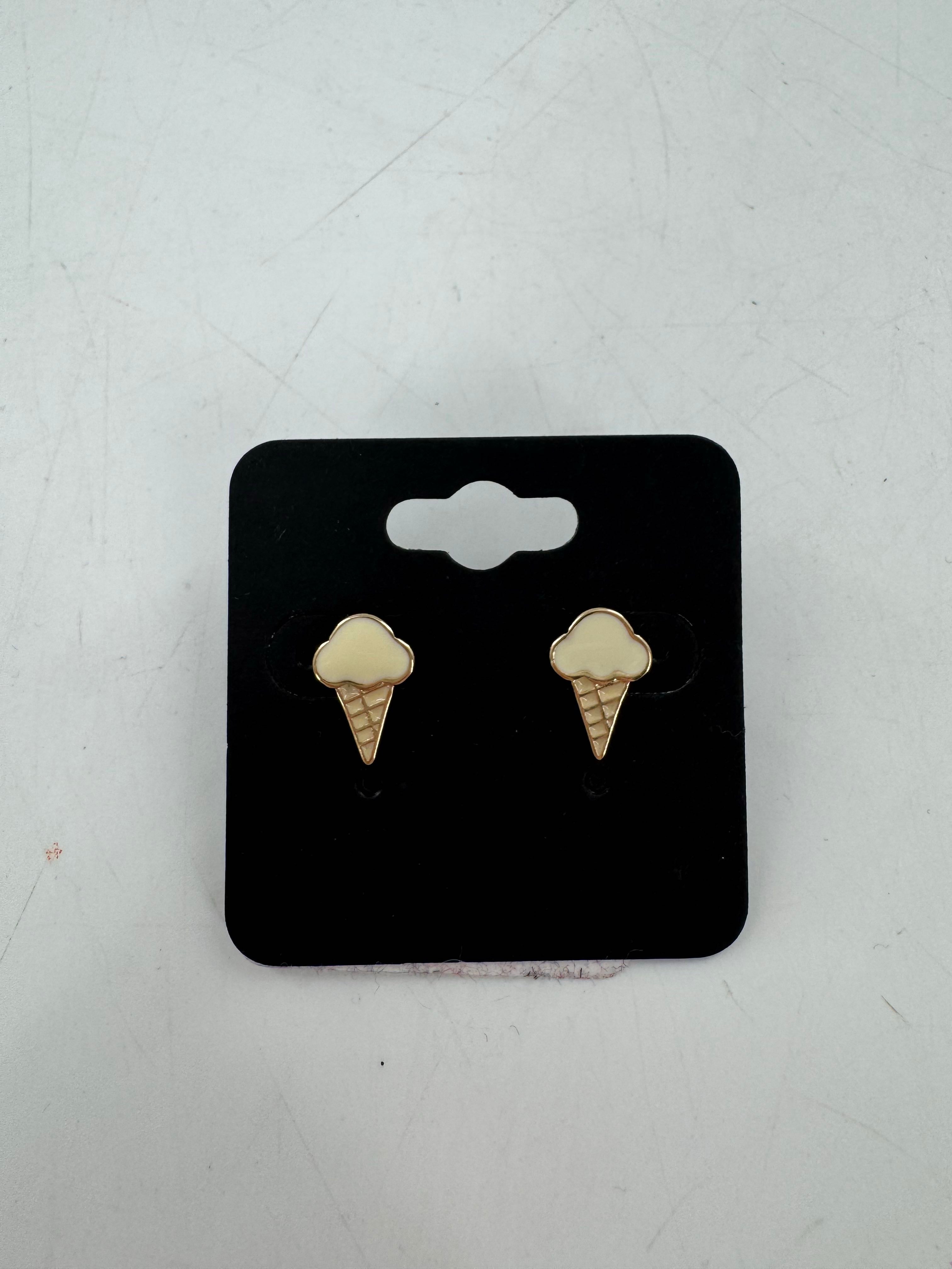 ice cream cone earrings