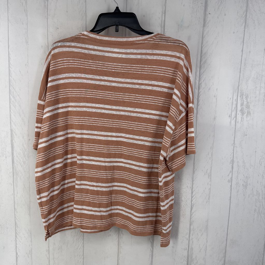 L s/s stripe top