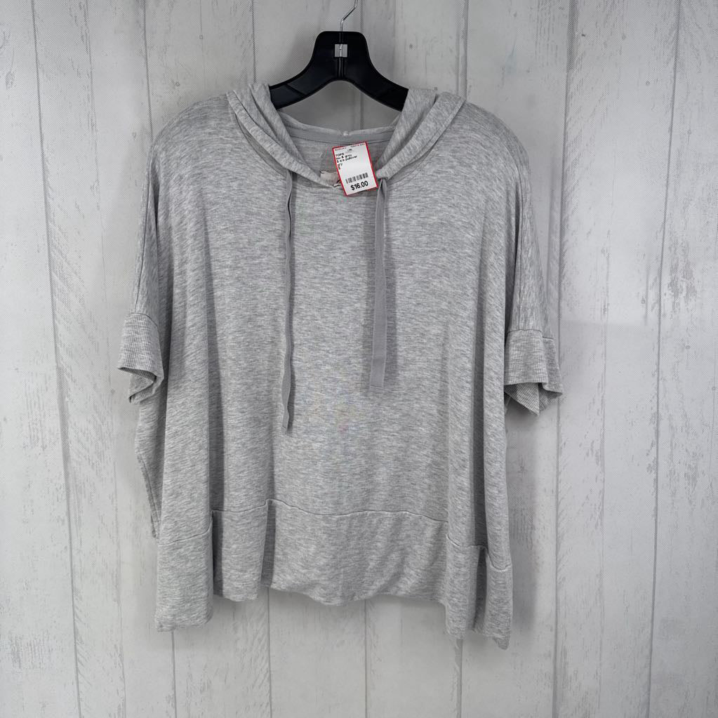 S s/s pullover w/hood