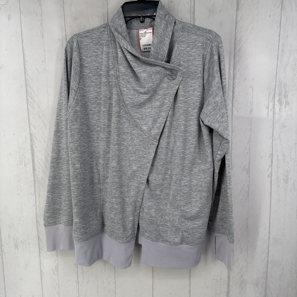 M marled crossover sweatshirt