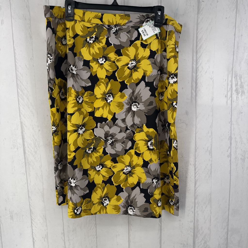 16 flower print skirt