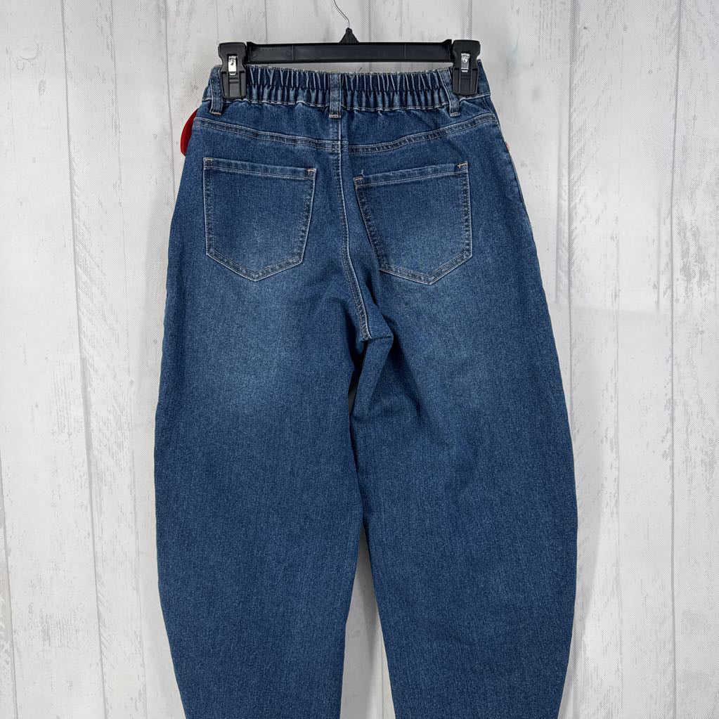 XXS pull-on wide leg jeans