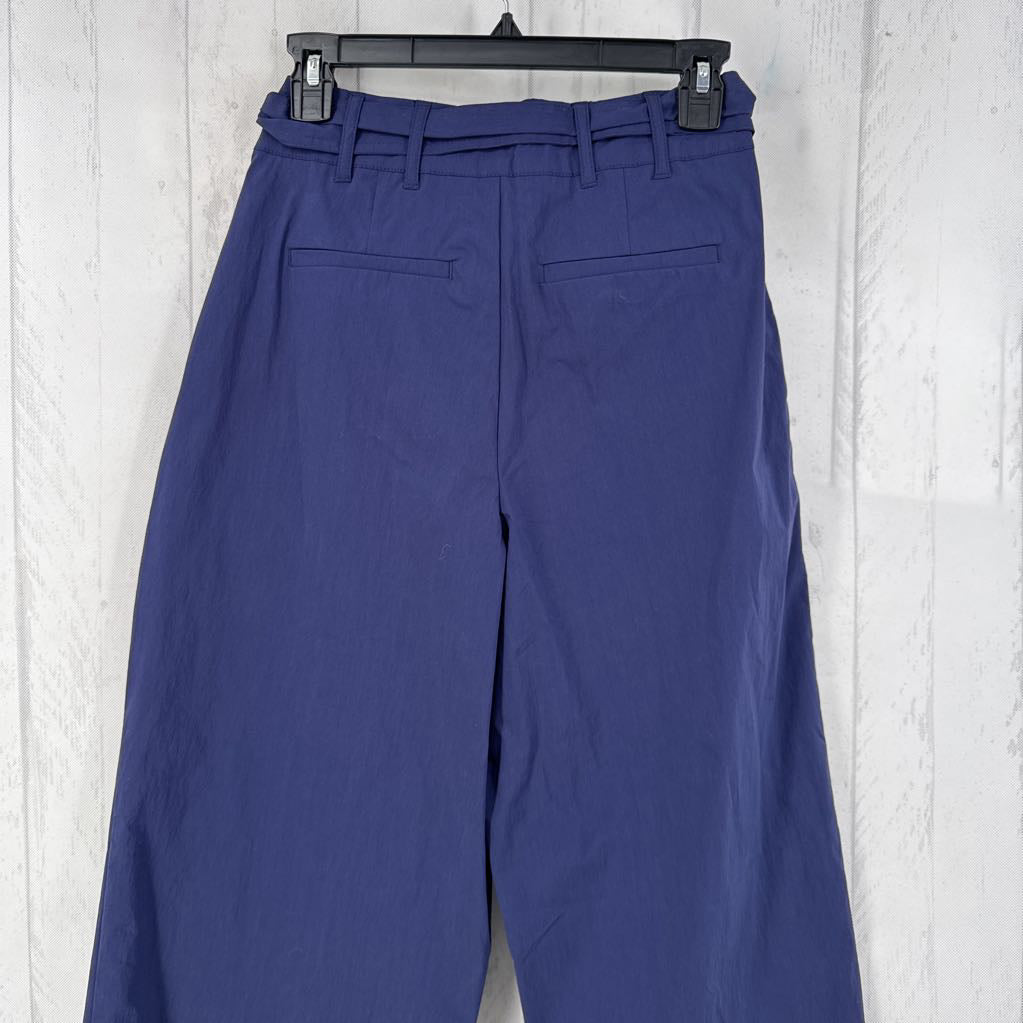 2 wide leg pant w/belt