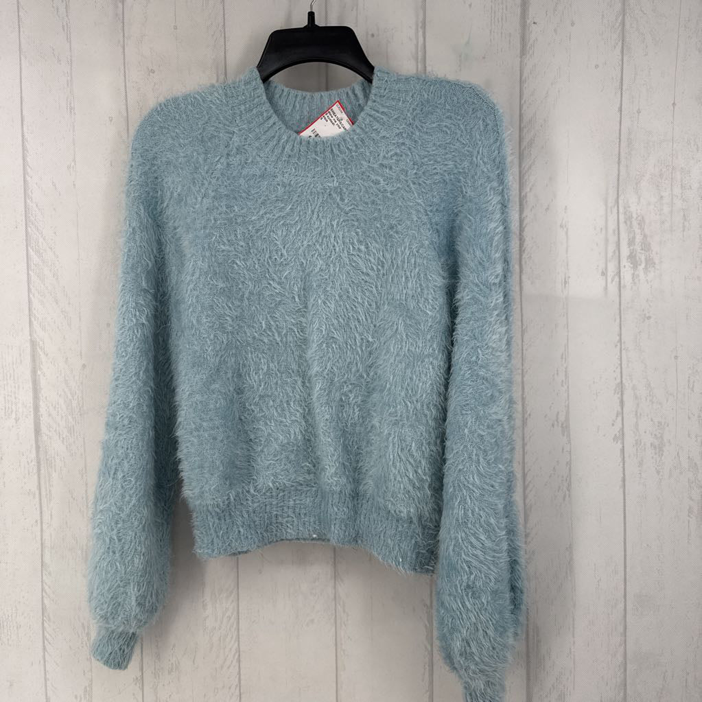 S eyelash crewneck sweater