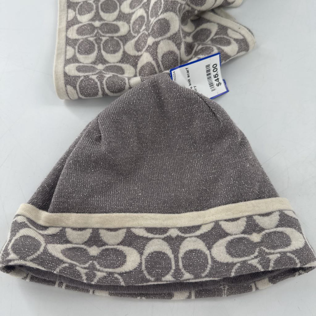 signature knit scarf & hat