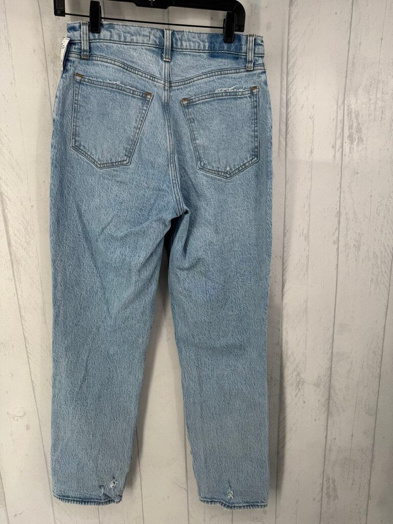 8L hi-rise straight leg jean