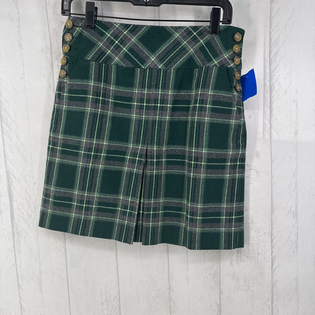 0 plaid skirt