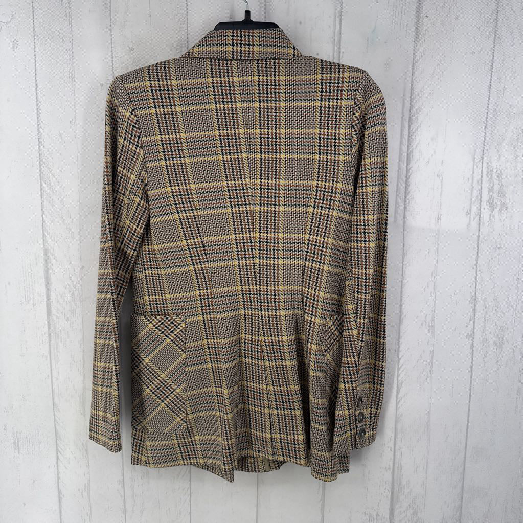 0 houndstooth blazer