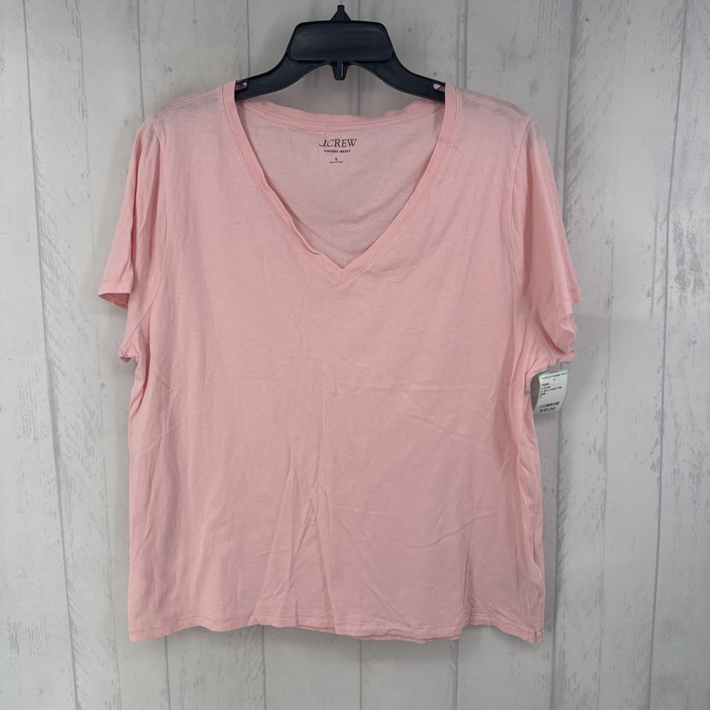 L s/s v-neck top