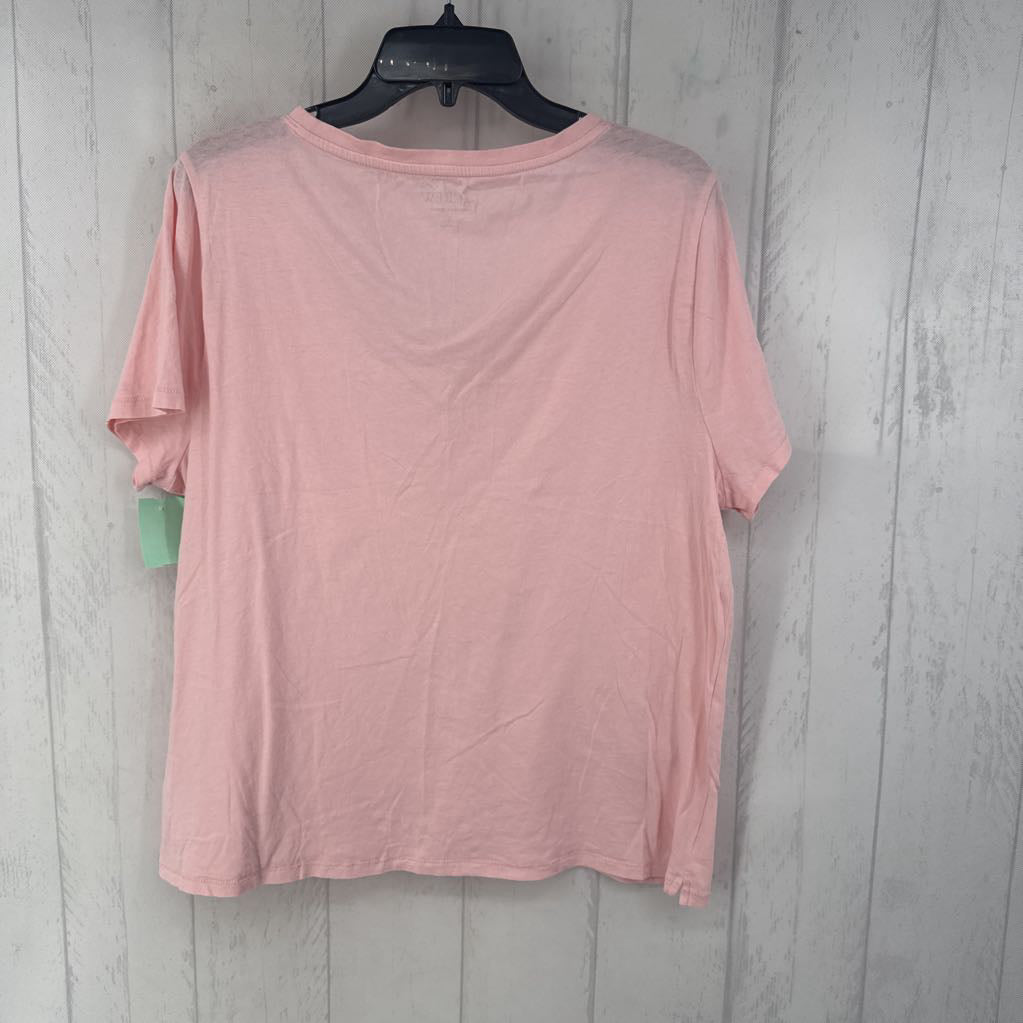 L s/s v-neck top