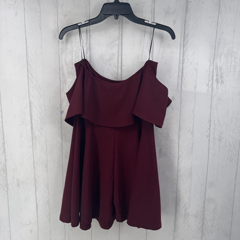 L ruffle off shoulder dress