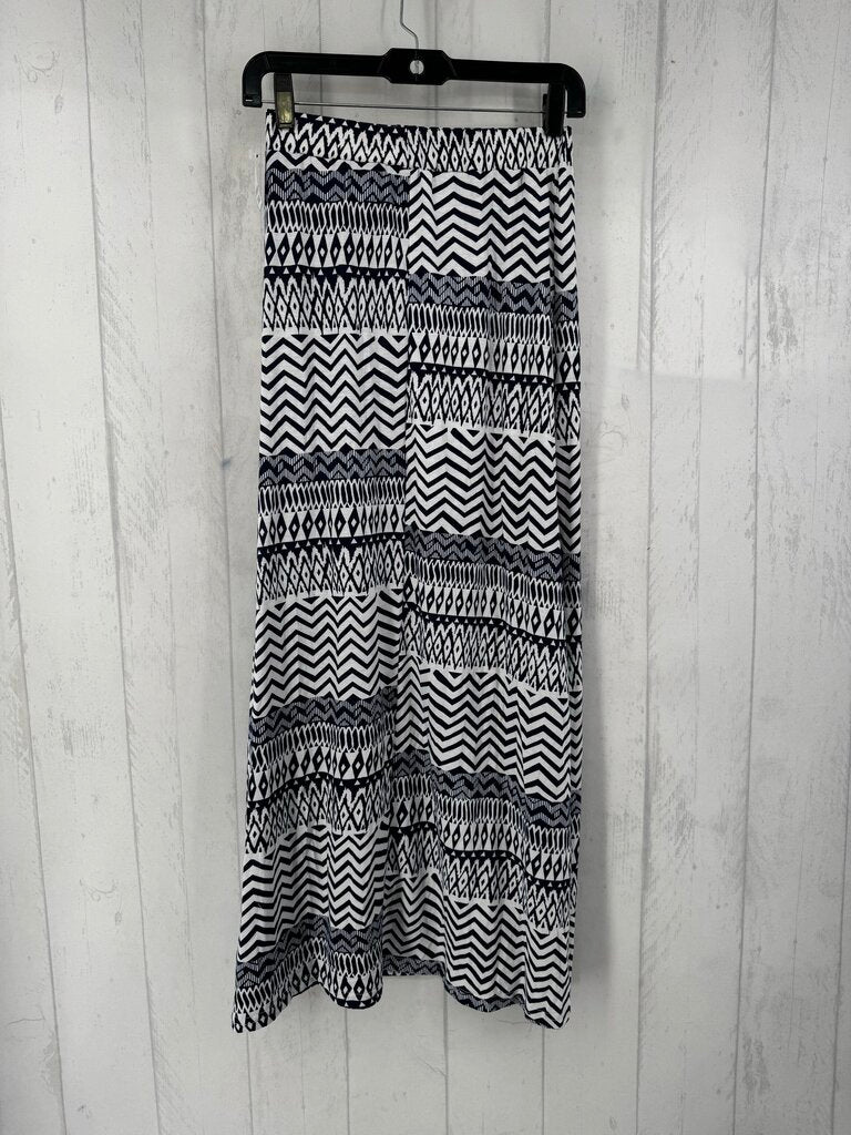 M printed maxi skirt