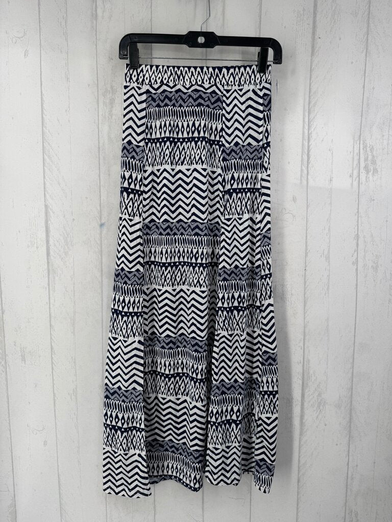 M printed maxi skirt