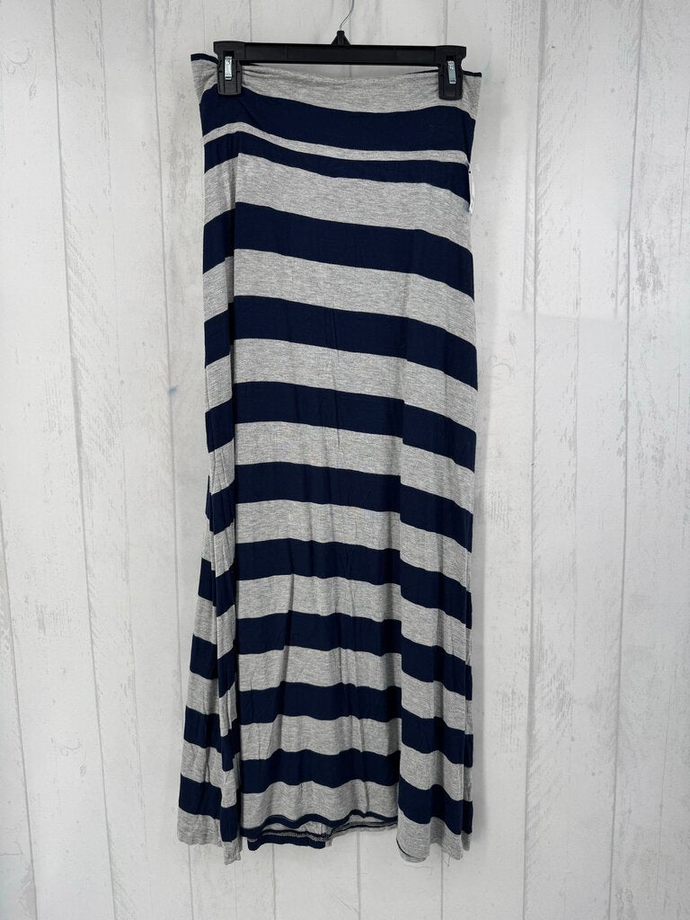 M striped maxi skirt