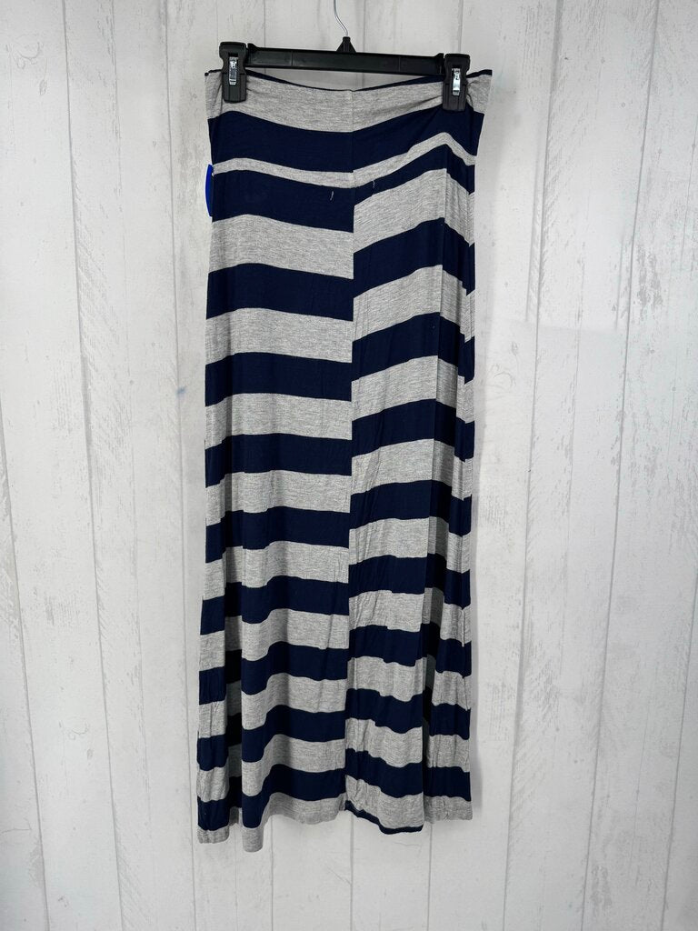 M striped maxi skirt