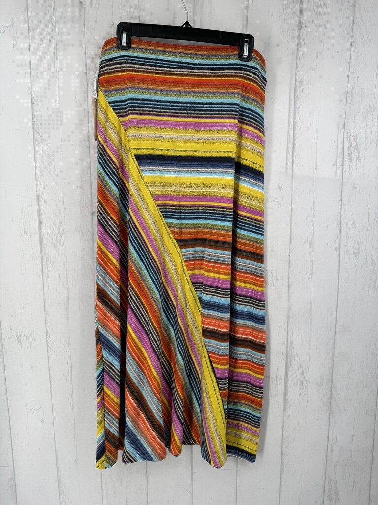 R36 S striped maxi skirt