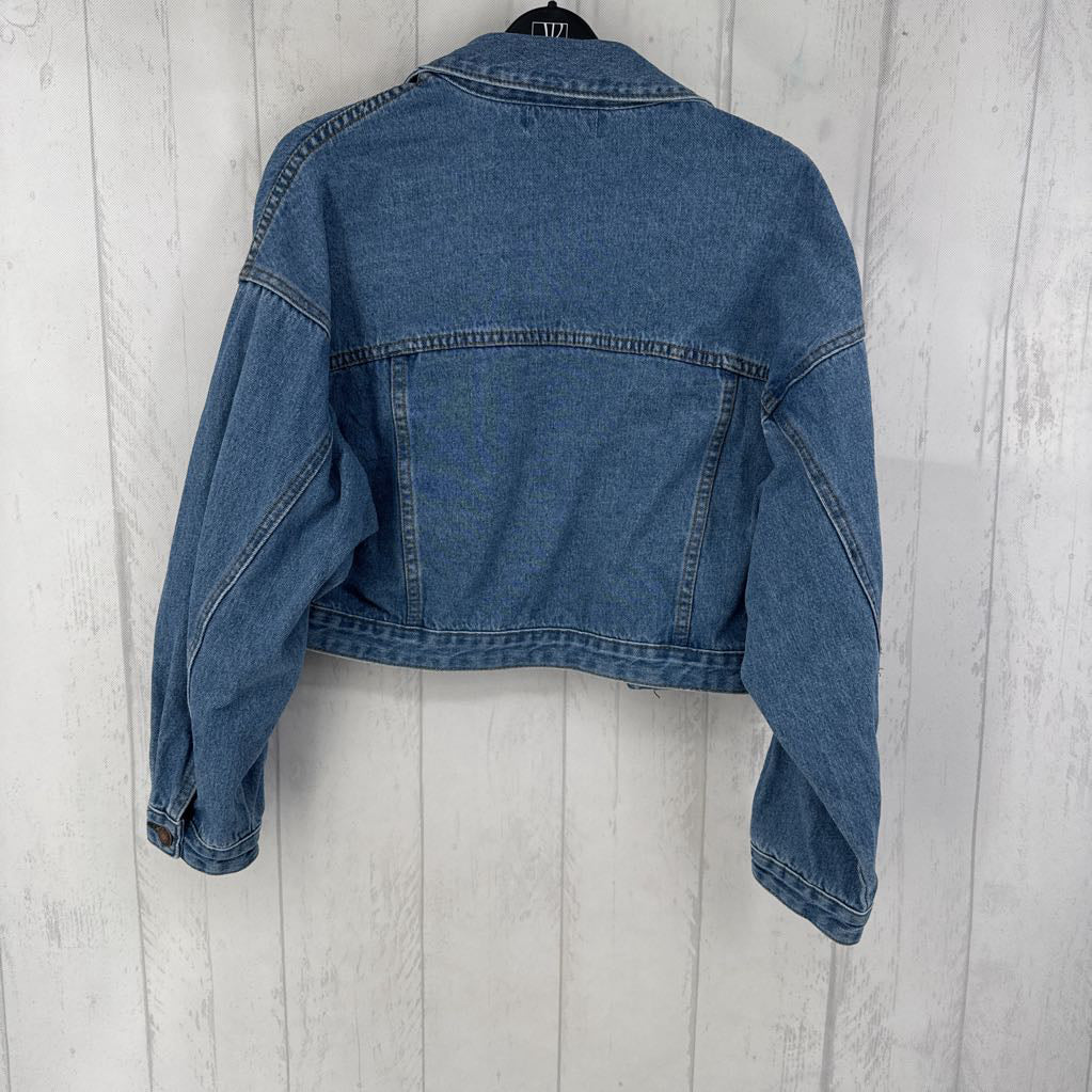 S crop jean jacket