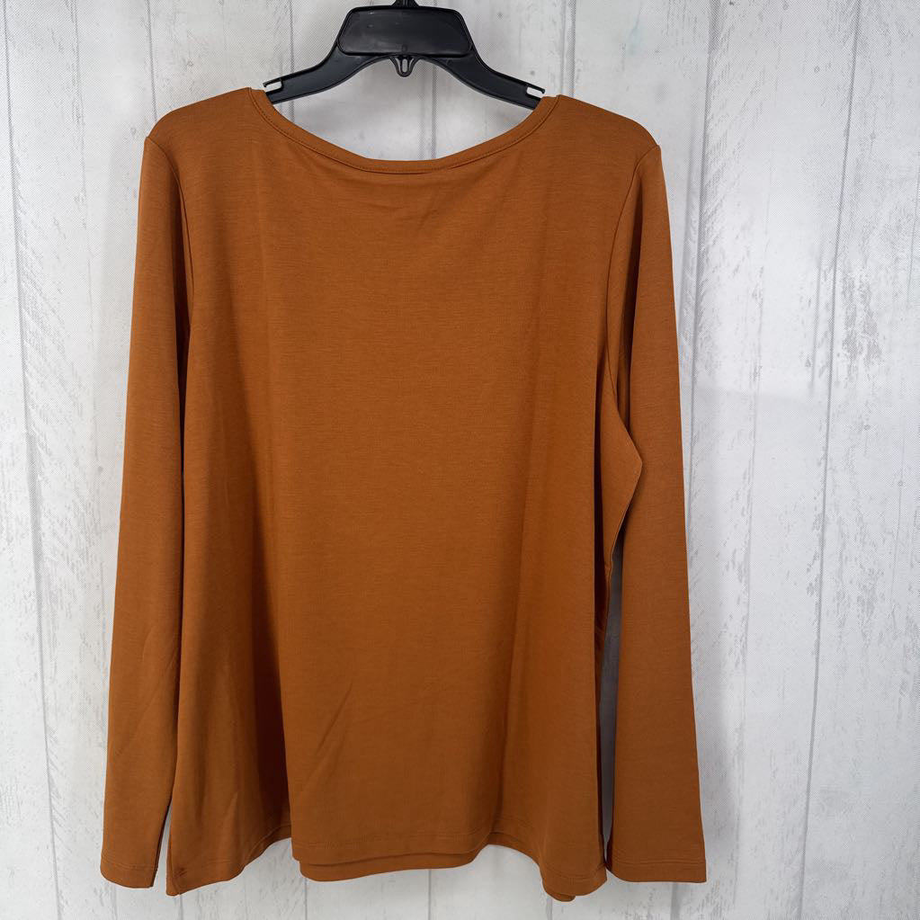 XL bateau neck l/s top