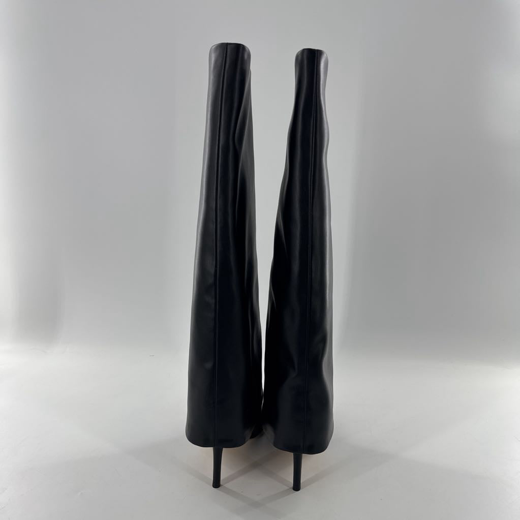 8.5 vegan leather tall boot