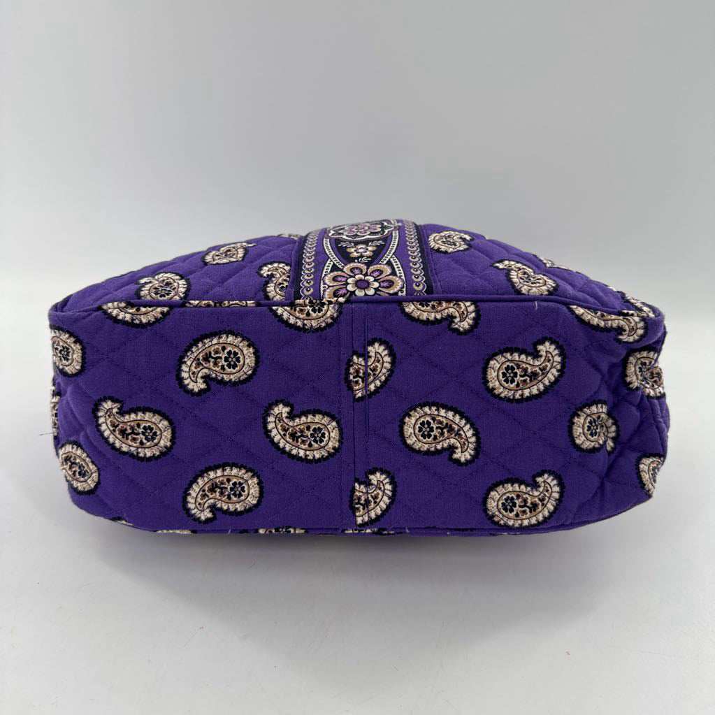 R63 paisley print quilted shoulder bag