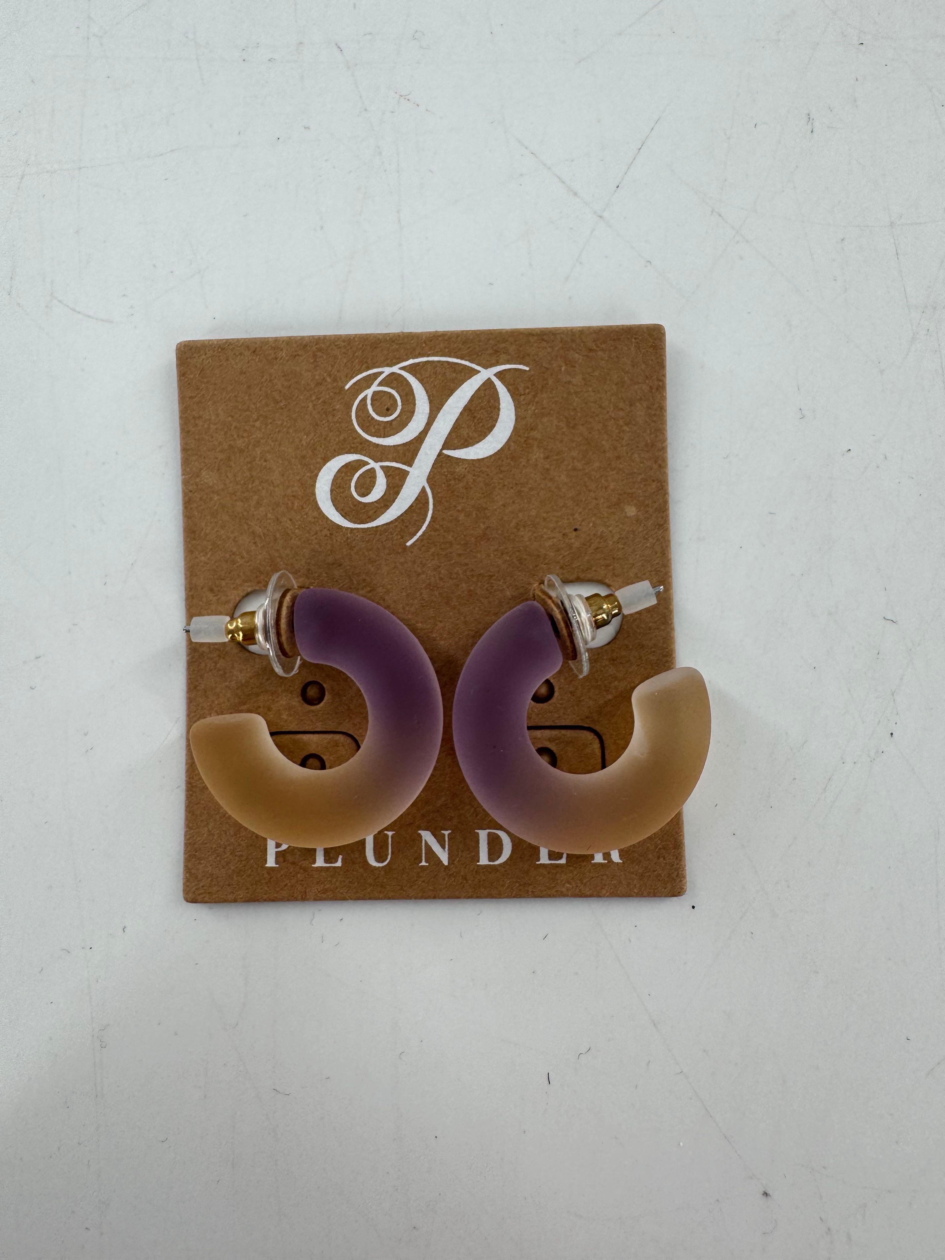 acrylic hoop earrings