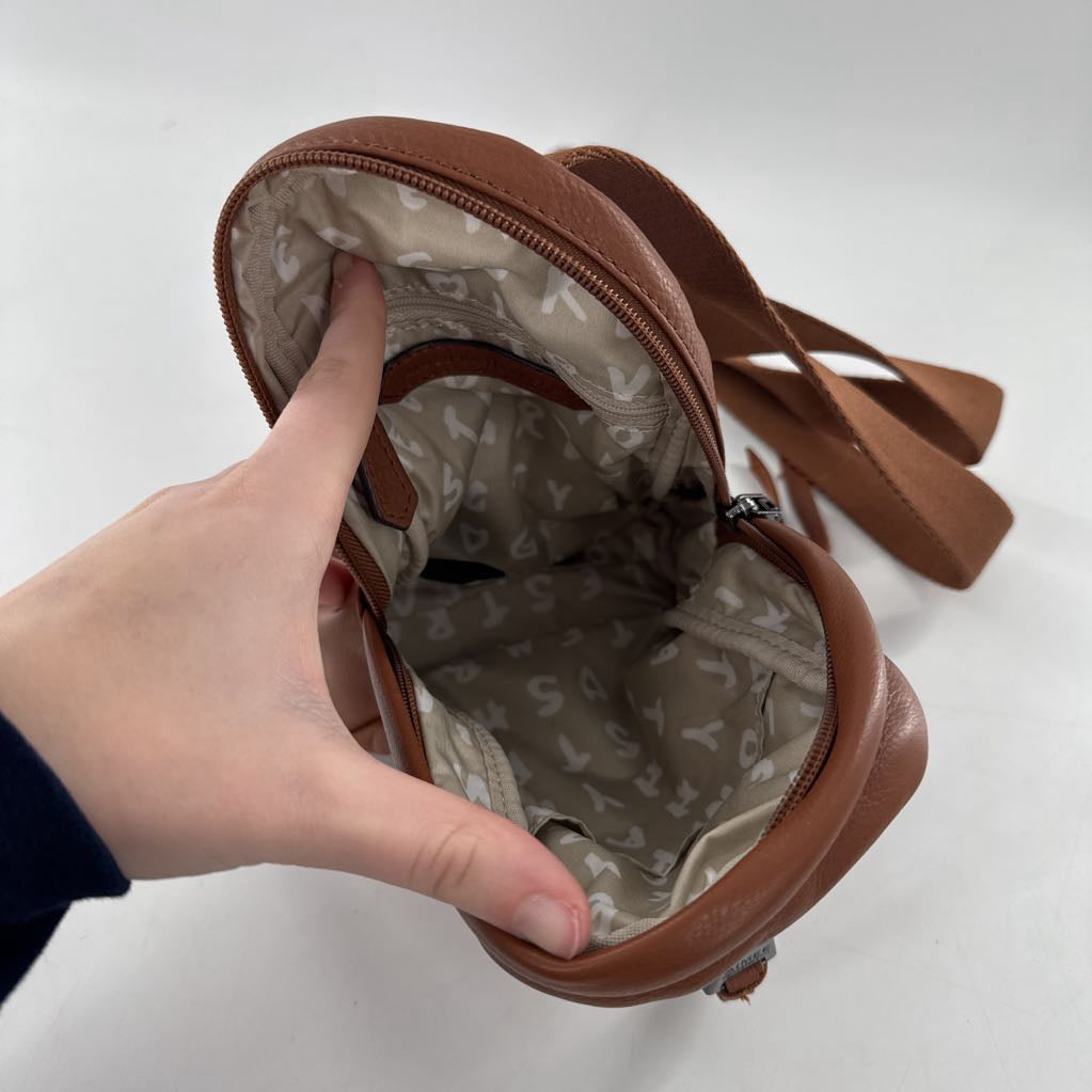leather sling bag